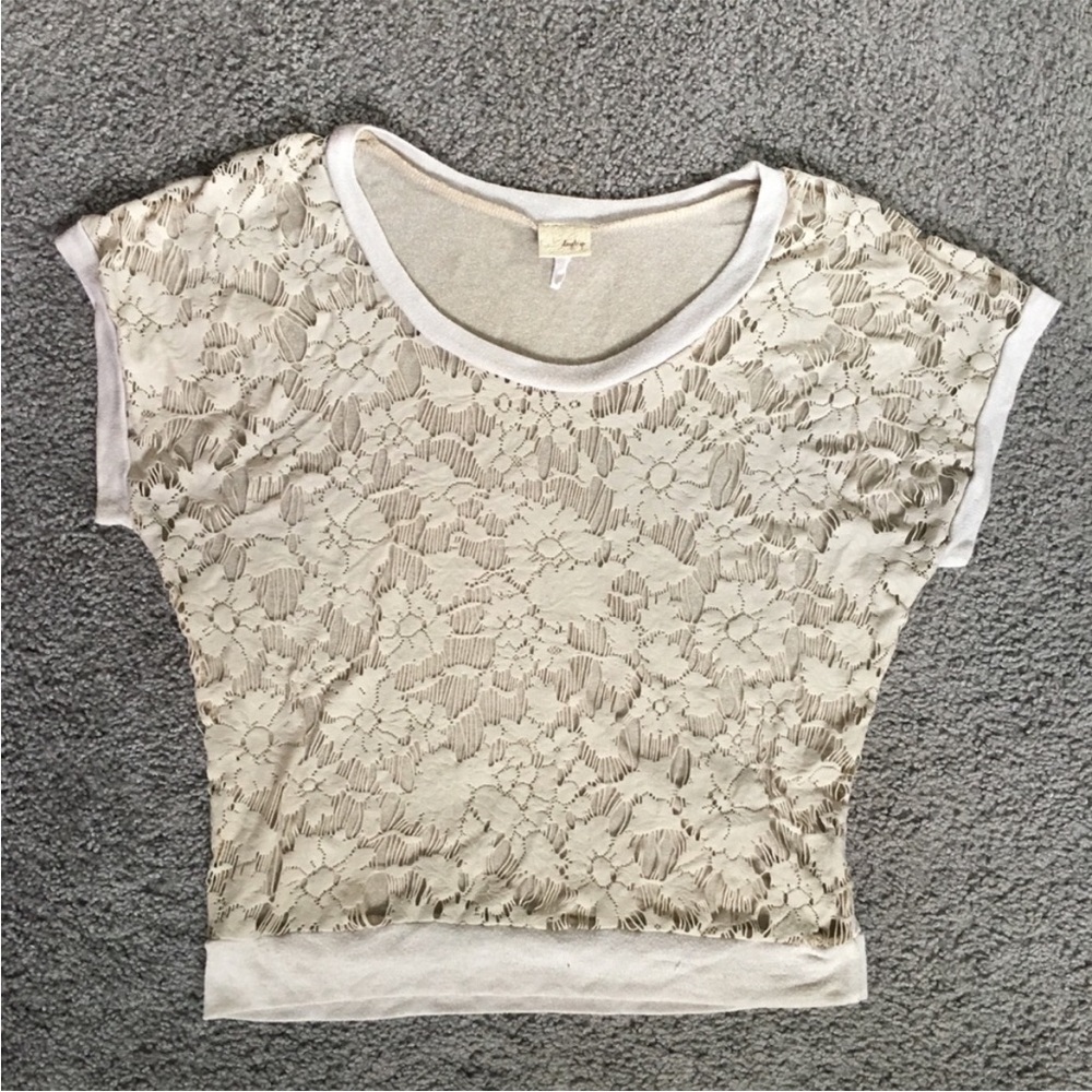 White Lace Women's Top